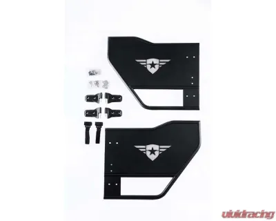 Combat Off Road Tube Doors Rear Pair Jeep Gladiator 2020-2023 - 35-1049